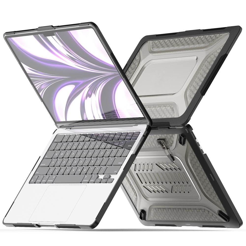 Custodia ibrida con Kickstand MacBook Air 13 2022 nero