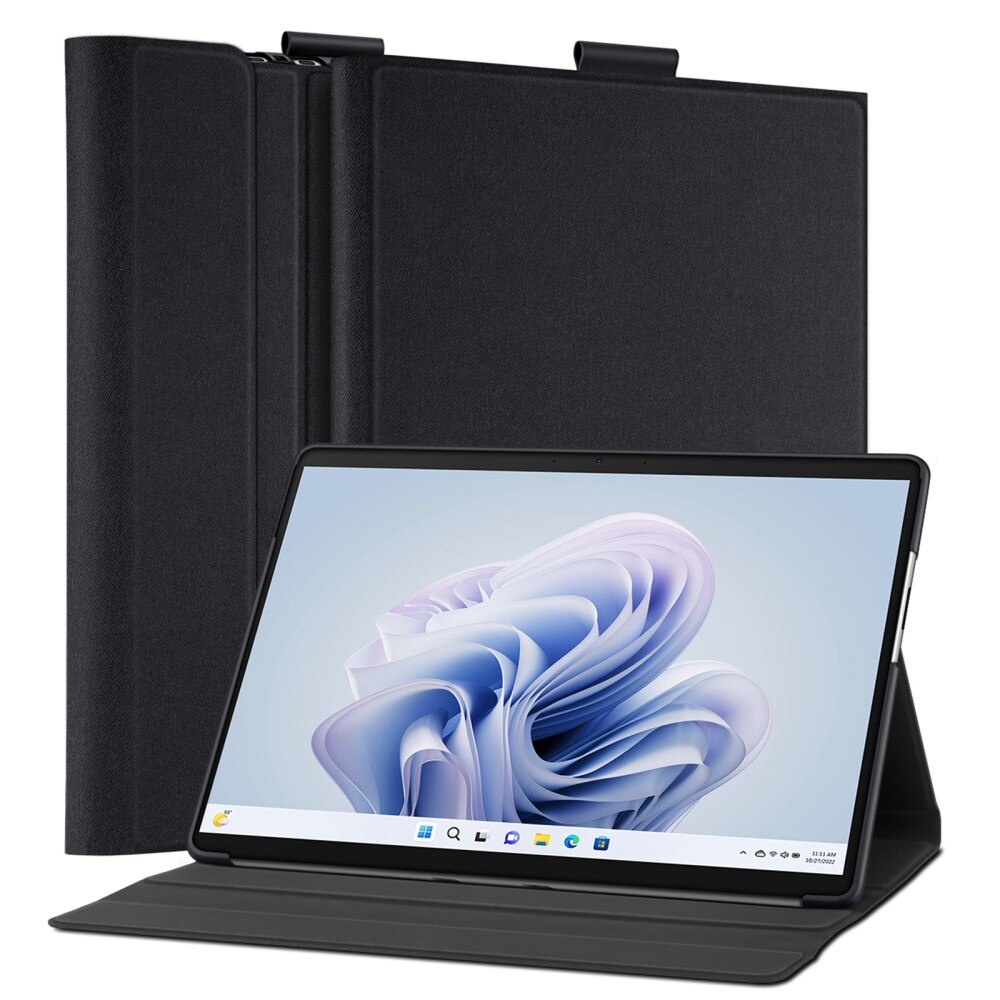 Cover Domo Tri-Fold Microsoft Surface Pro 9 nero