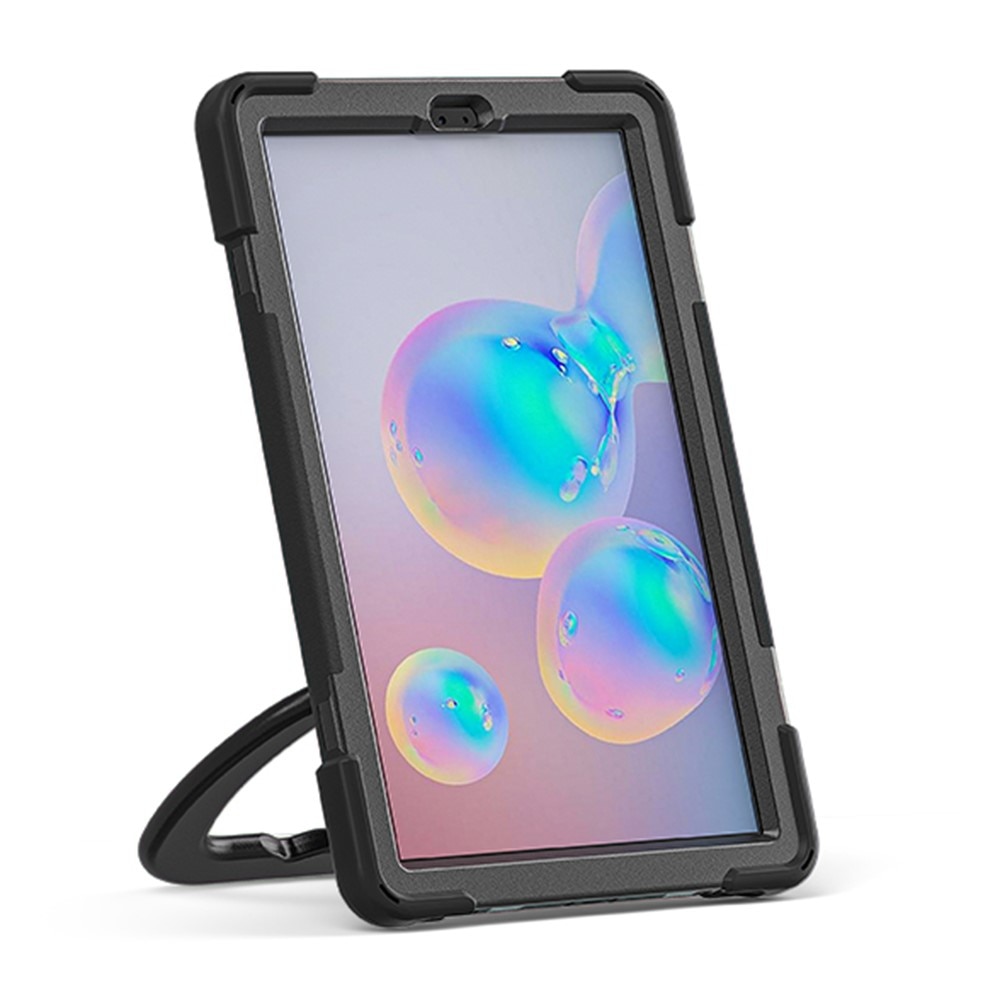 Kickstand Hybrid Case antiurto con tracolla Samsung Galaxy Tab S6 10.5 nero