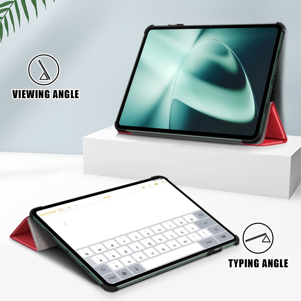 Cover Tri-Fold  OnePlus Pad Rosso