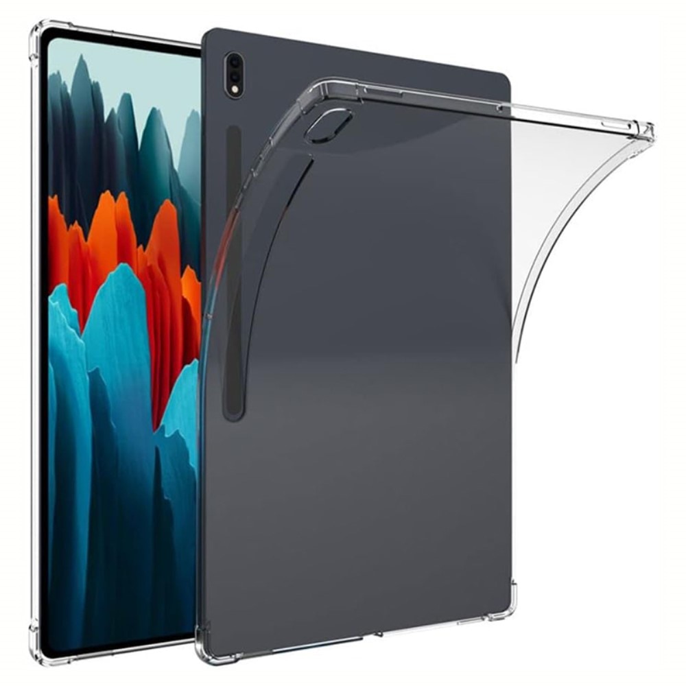 Cover TPU resistente agli urti Samsung Galaxy Tab S8 Plus trasparente