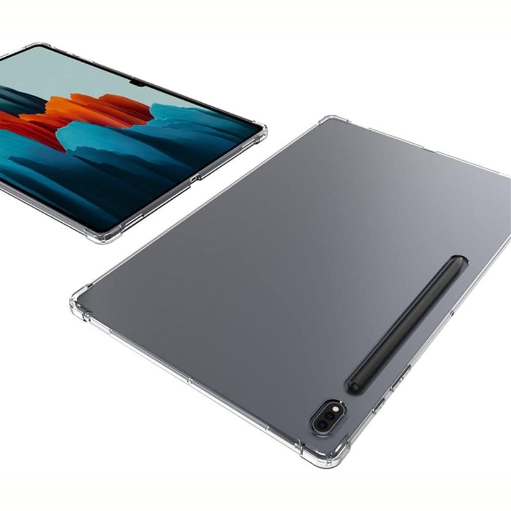 Cover TPU resistente agli urti Samsung Galaxy Tab S8 Plus trasparente