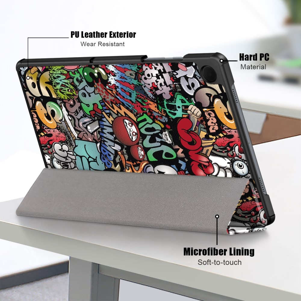 Cover Tri-Fold Samsung Galaxy Tab A9 Plus Graffiti