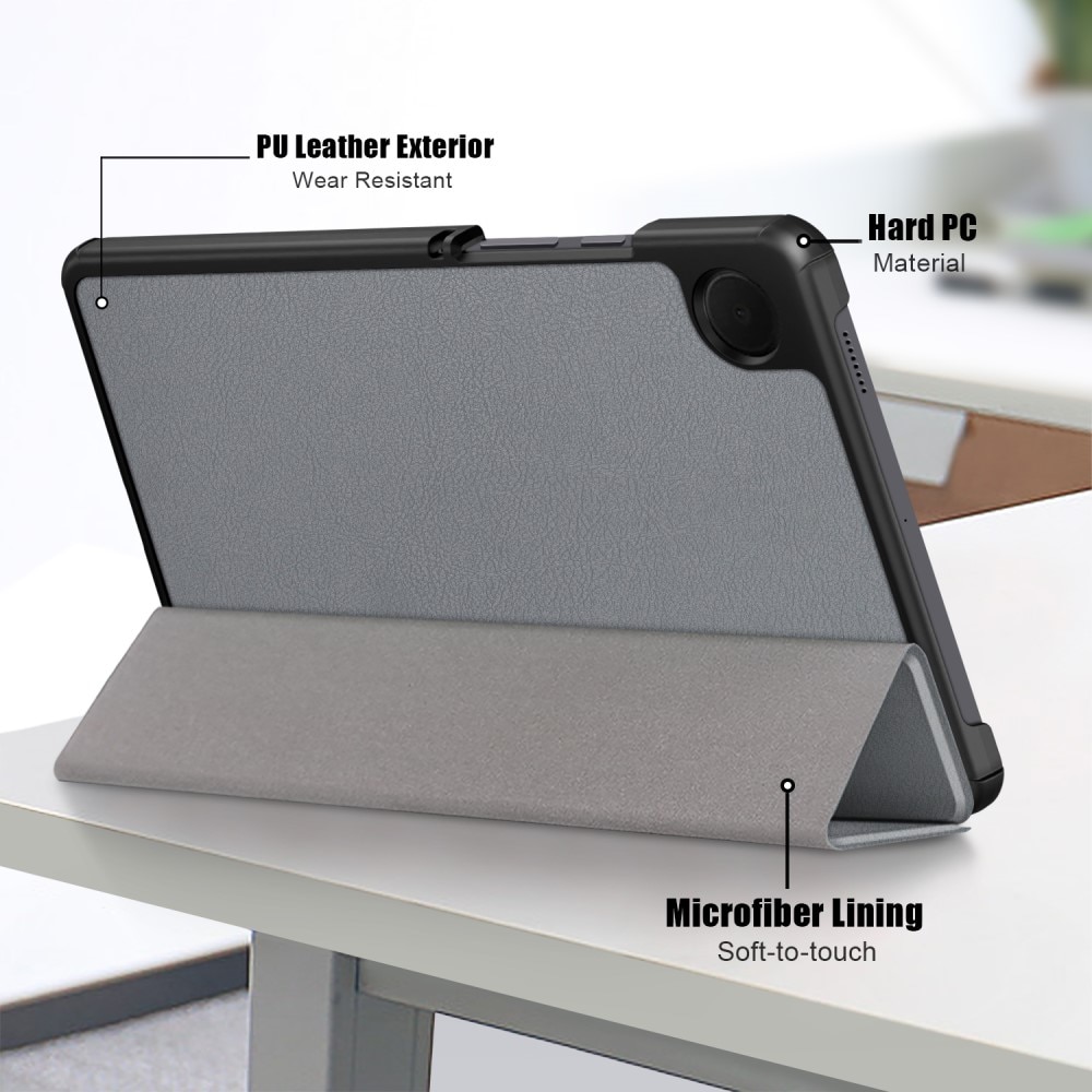 Cover Tri-Fold Samsung Galaxy Tab A9 grigio