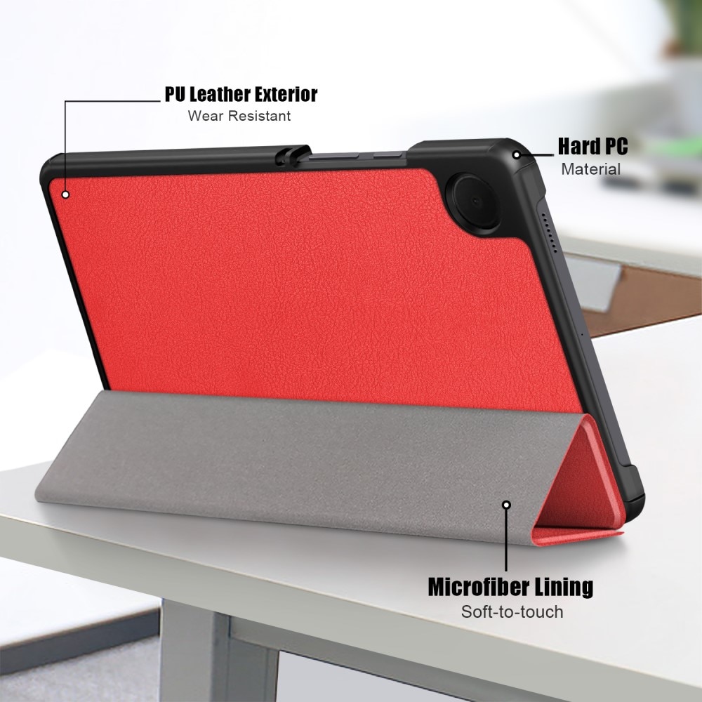 Cover Tri-Fold Samsung Galaxy Tab A9 rosso