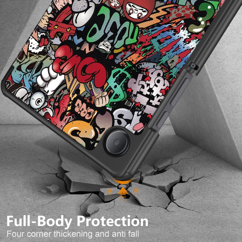 Cover Tri-Fold Samsung Galaxy Tab A9 Graffiti