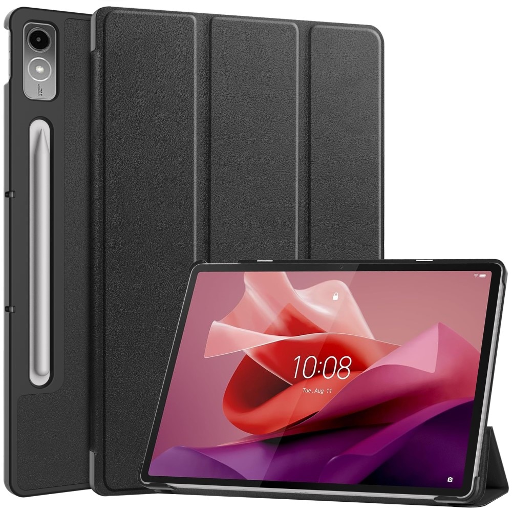 Cover Tri-Fold con portapenne Lenovo Tab P12 Nero