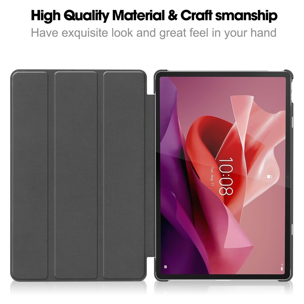 Cover Tri-Fold con portapenne Lenovo Tab P12 Nero