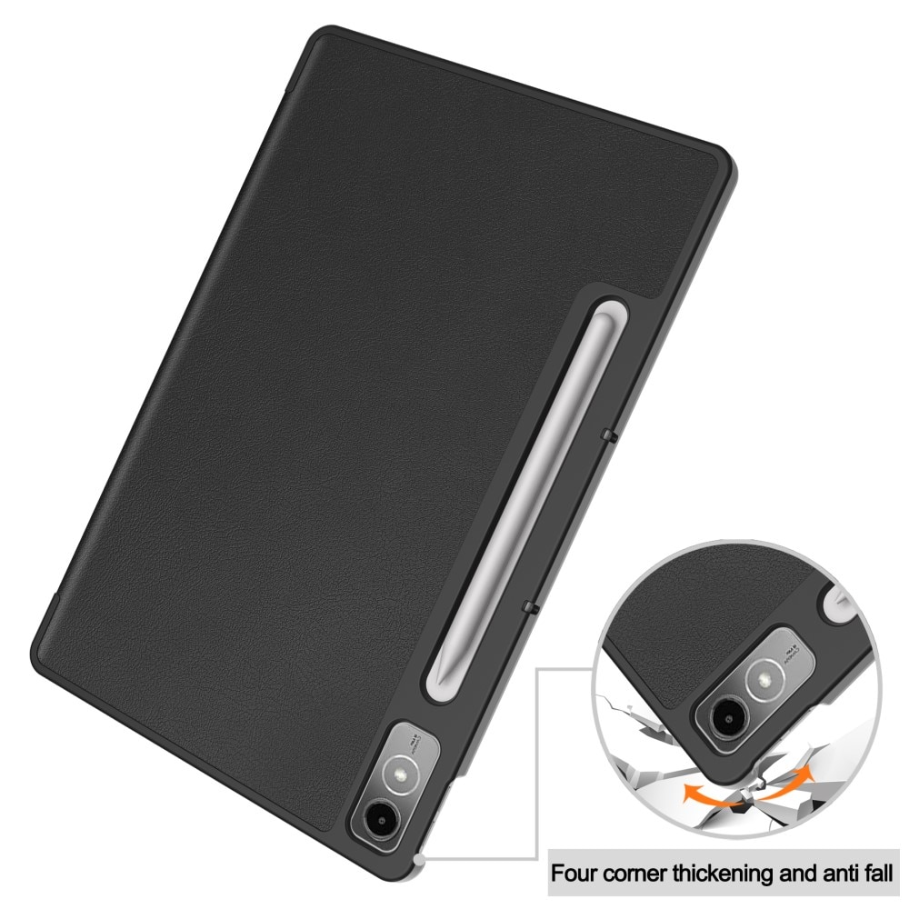 Cover Tri-Fold con portapenne Lenovo Tab P12 Nero