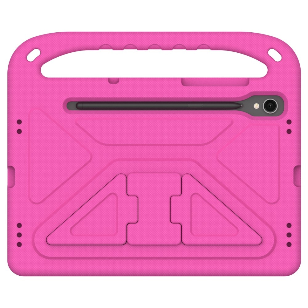 Custodia EVA con maniglia per bambini per Samsung Galaxy Tab S9 rosa