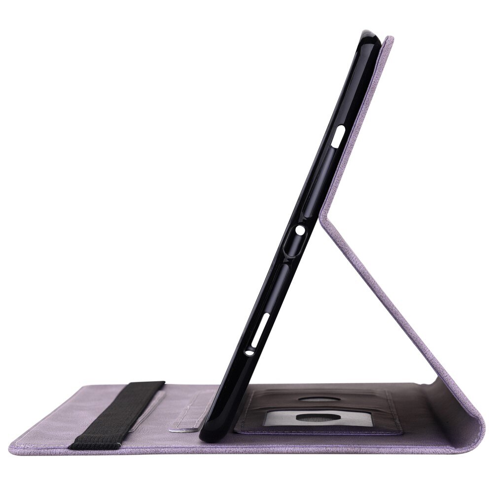 Custodia in pelle con farfalla Lenovo Tab P12 viola