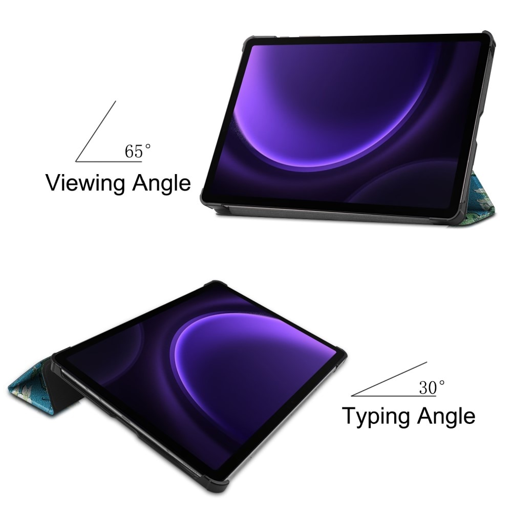 Cover Tri-Fold Samsung Galaxy Tab S9 FE Fiori di ciliegio
