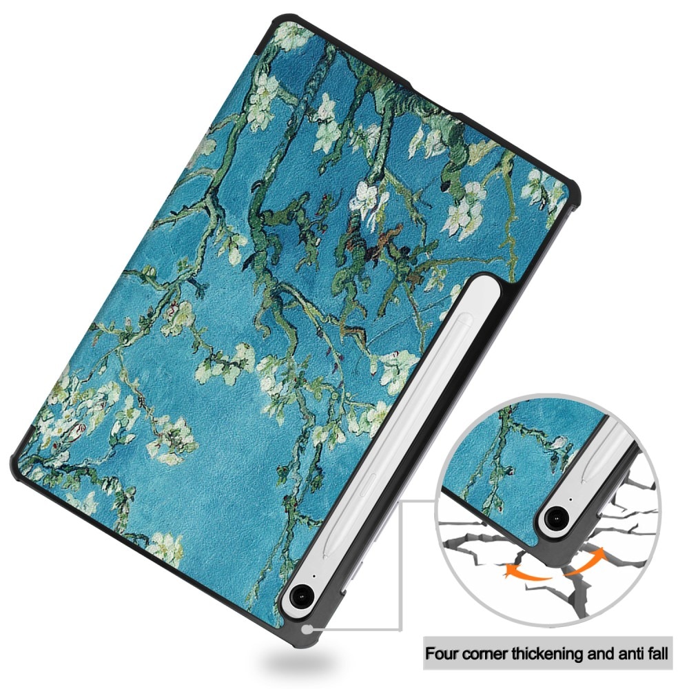 Cover Tri-Fold Samsung Galaxy Tab S9 FE Fiori di ciliegio