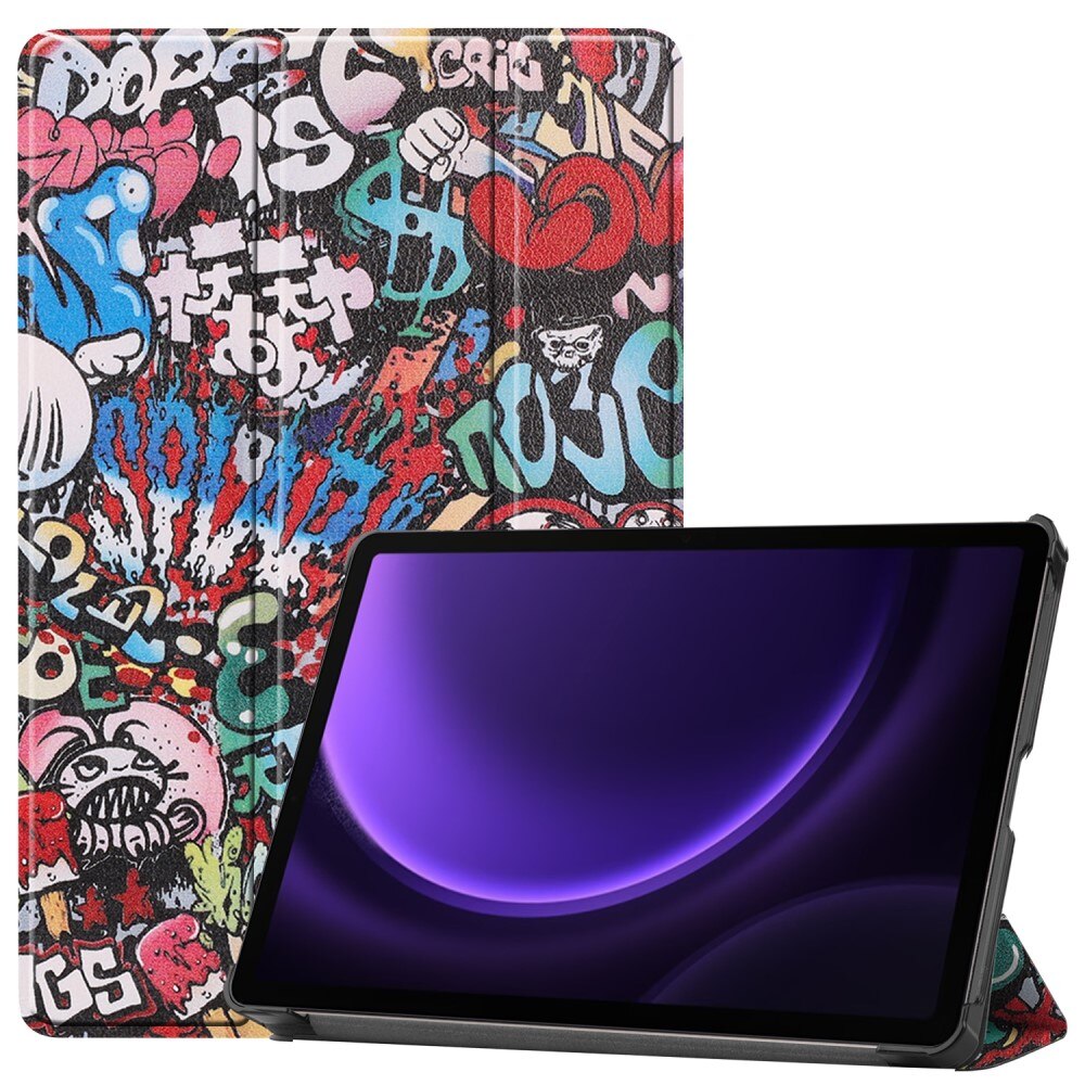 Cover Tri-Fold Samsung Galaxy Tab S9 FE Graffiti