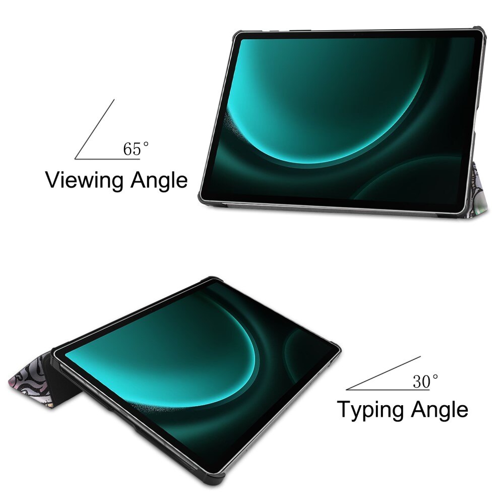 Cover Tri-Fold Samsung Galaxy Tab S9 FE Plus Multi colore/motivo
