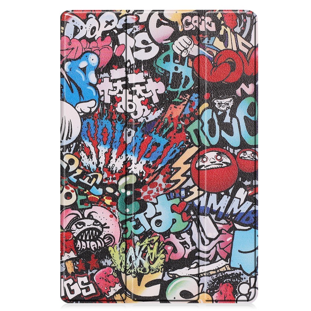 Cover Tri-Fold Samsung Galaxy Tab S9 FE Plus Graffiti