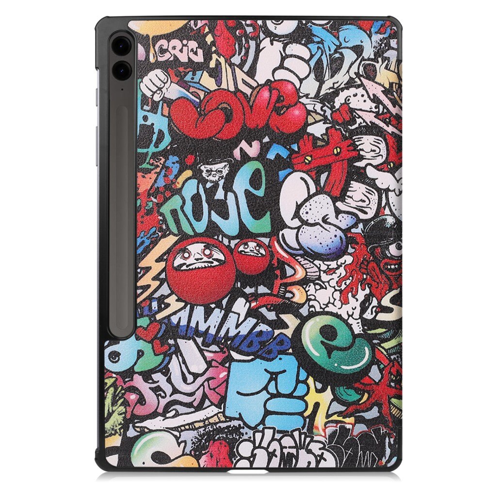 Cover Tri-Fold Samsung Galaxy Tab S9 FE Plus Graffiti