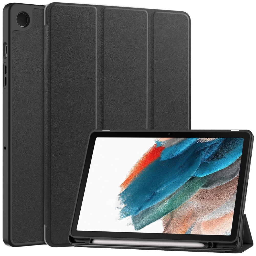 Cover Tri-Fold con portapenne Samsung Galaxy Tab A9 Plus Nero