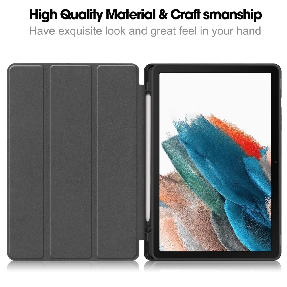 Cover Tri-Fold con portapenne Samsung Galaxy Tab A9 Plus Nero