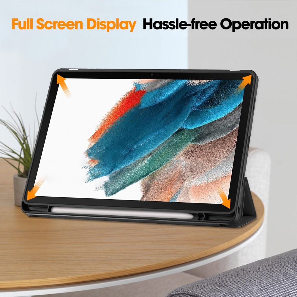 Cover Tri-Fold con portapenne Samsung Galaxy Tab A9 Plus Nero