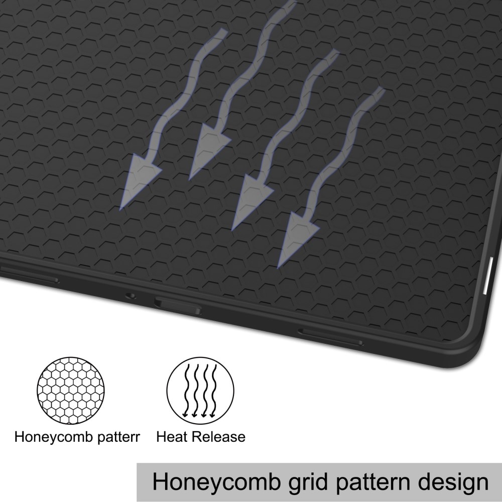 Cover Tri-Fold con portapenne Samsung Galaxy Tab A9 Plus Nero