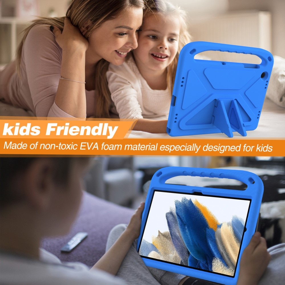 Custodia EVA con maniglia per bambini per Samsung Galaxy Tab A9 Plus blu