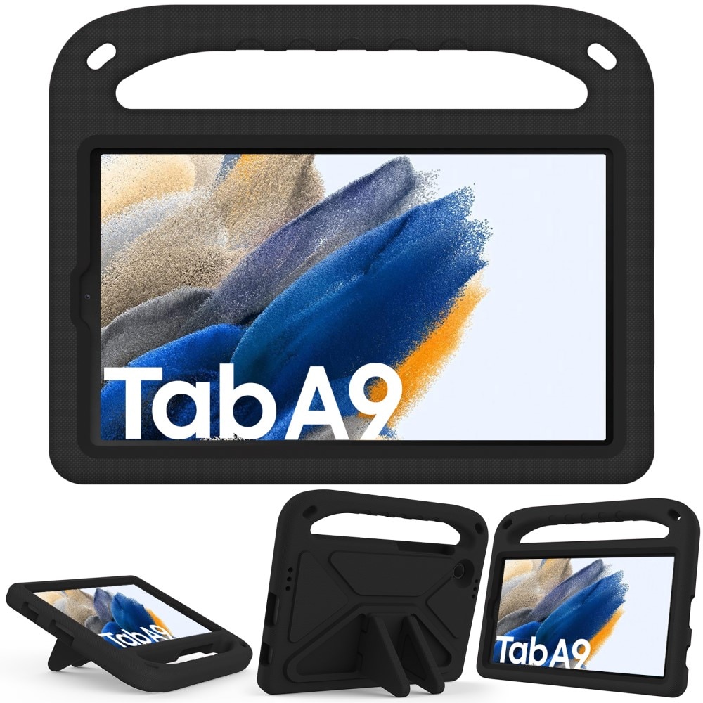 Custodia EVA con maniglia per bambini per Samsung Galaxy Tab A9 nero