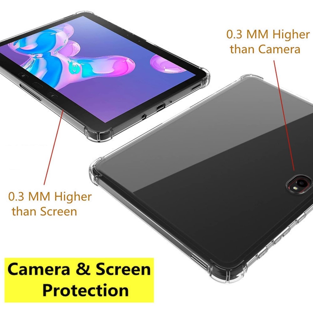 Cover TPU resistente agli urti Samsung Galaxy Tab Active4 Pro trasparente
