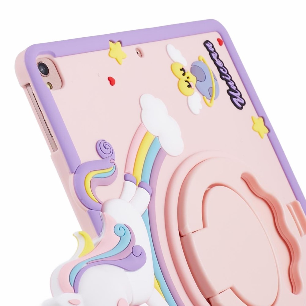 Cover con supporto Unicorno iPad 10.2 9th Gen (2021) rosa