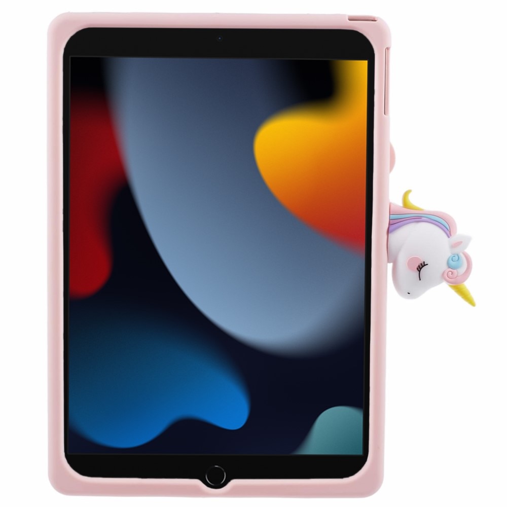 Cover con supporto Unicorno iPad 10.2 9th Gen (2021) rosa