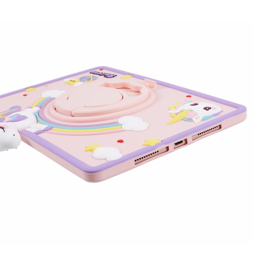Cover con supporto Unicorno iPad 10.2 9th Gen (2021) rosa