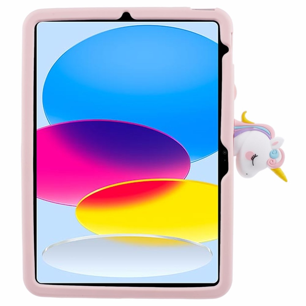 Cover con supporto Unicorno iPad 10.9 10th Gen (2022) rosa