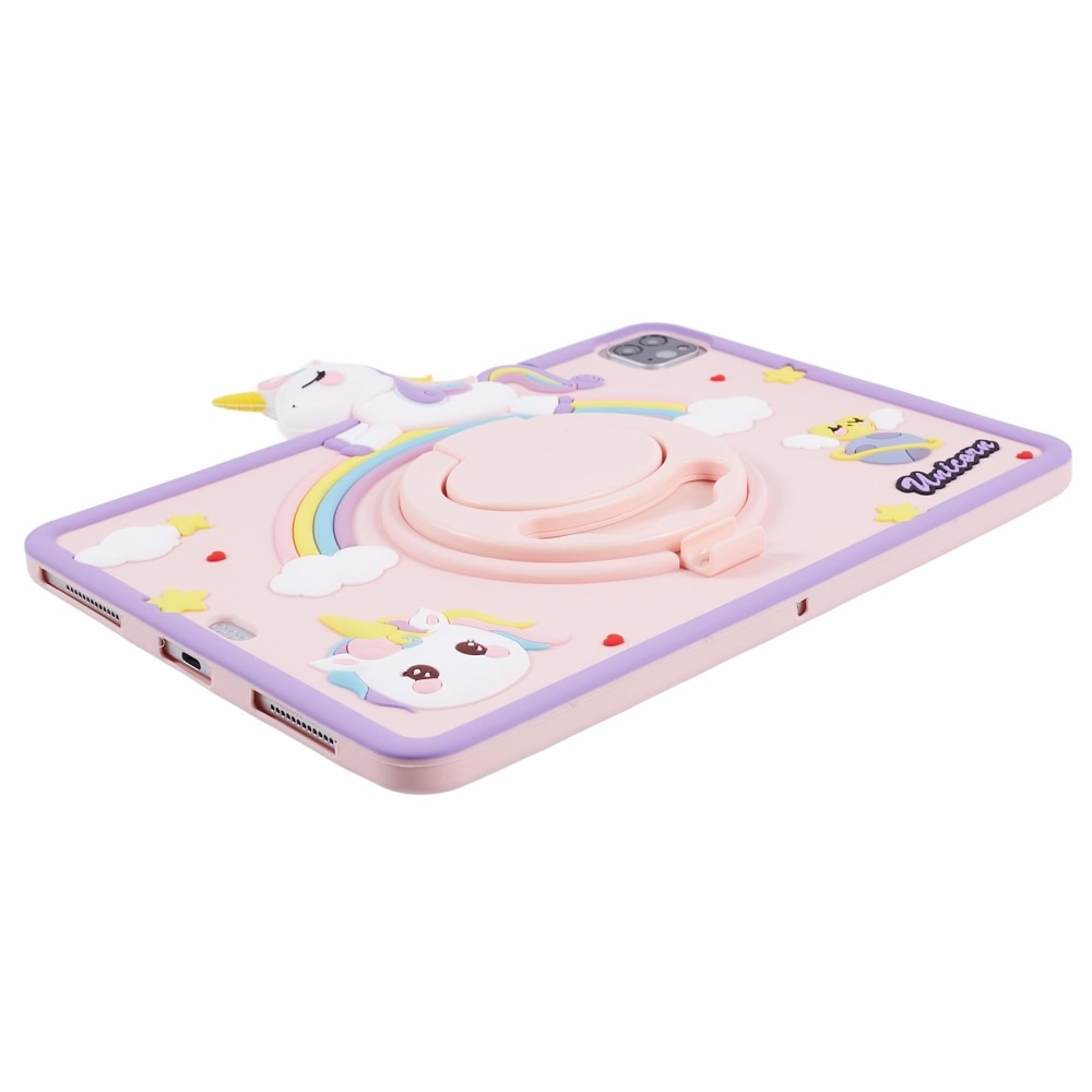 Cover con supporto Unicorno iPad Pro 11 3rd Gen (2021) rosa