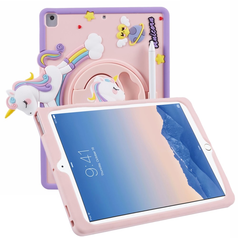 Cover con supporto Unicorno iPad 9.7 6th Gen (2018) rosa