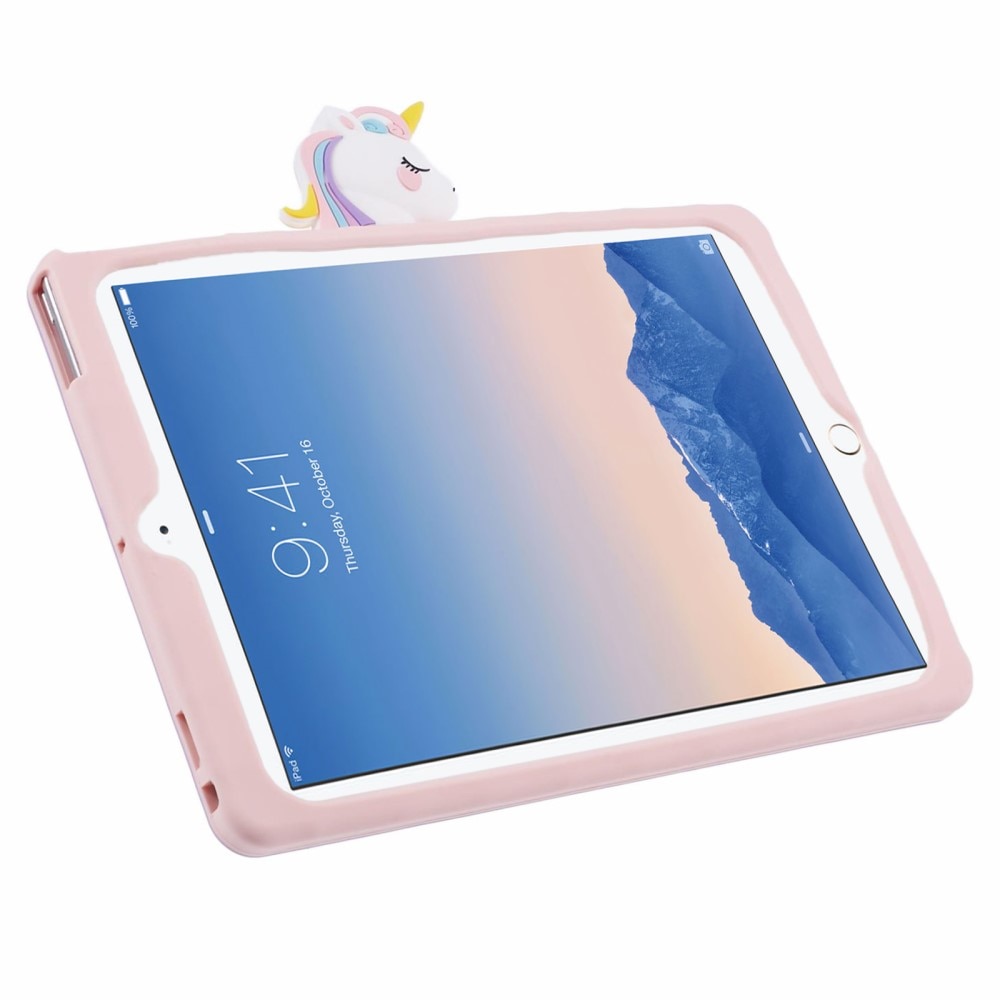 Cover con supporto Unicorno iPad 9.7 5th Gen (2017) rosa