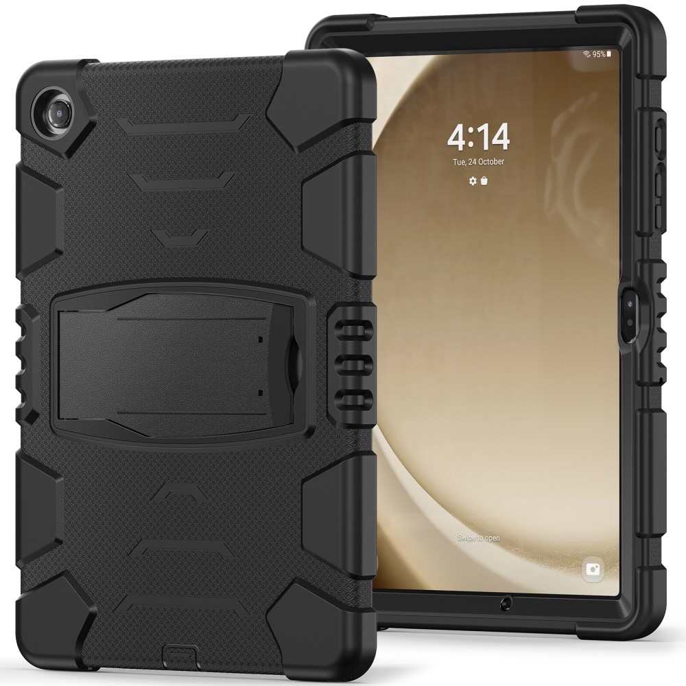 Custodia ibrida antiurto con supporto Samsung Galaxy Tab A9 Plus nero
