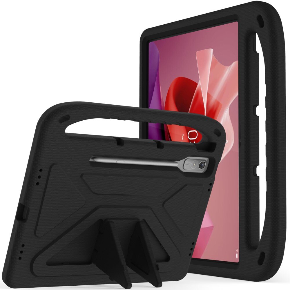 Custodia EVA con maniglia per bambini per Lenovo Tab P12 nero