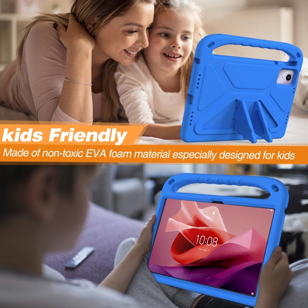 Custodia EVA con maniglia per bambini per Lenovo Tab M11 blu