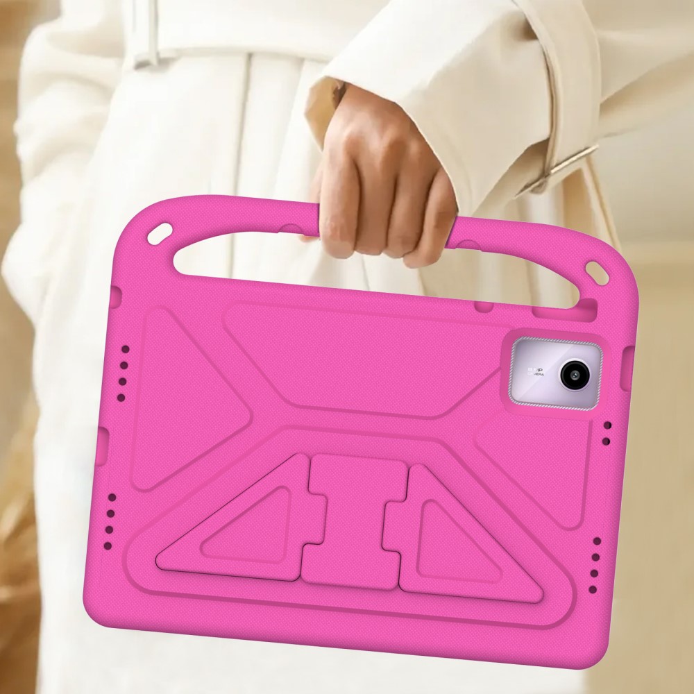 Custodia EVA con maniglia per bambini per Lenovo Tab M11 rosa