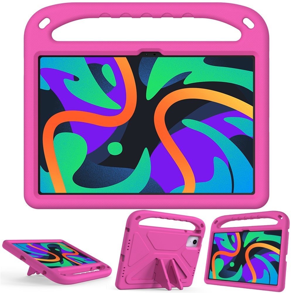 Custodia EVA con maniglia per bambini per Lenovo Tab M11 rosa