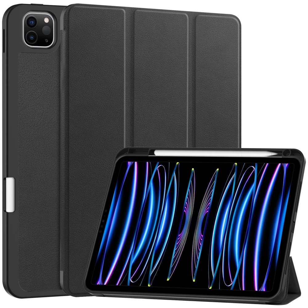 Cover Tri-Fold con portapenne iPad Pro 11 5th Gen (2024) nero