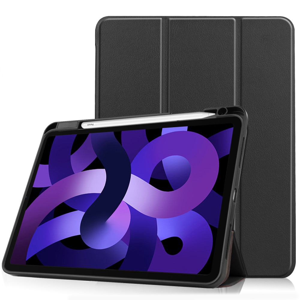 Cover Tri-Fold con portapenne iPad Air 10.9 6th Gen (2024) nero