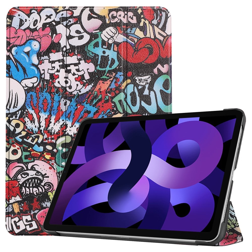 Cover Tri-Fold iPad Air 10.9 6th Gen (2024) Graffiti
