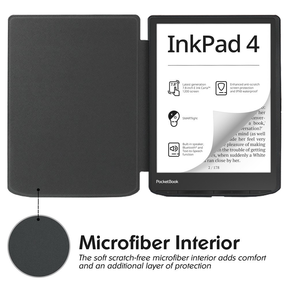 Custodia PocketBook InkPad Color 2 nero