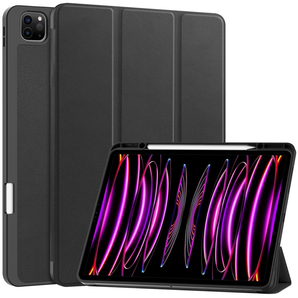 Cover Tri-Fold con portapenne iPad Air 12.9 (2024) nero