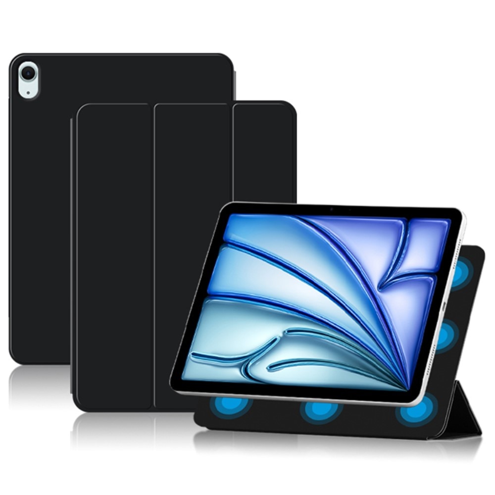 Cover Tri-Fold Magnetic iPad Air 11 6th Gen (2024) nero