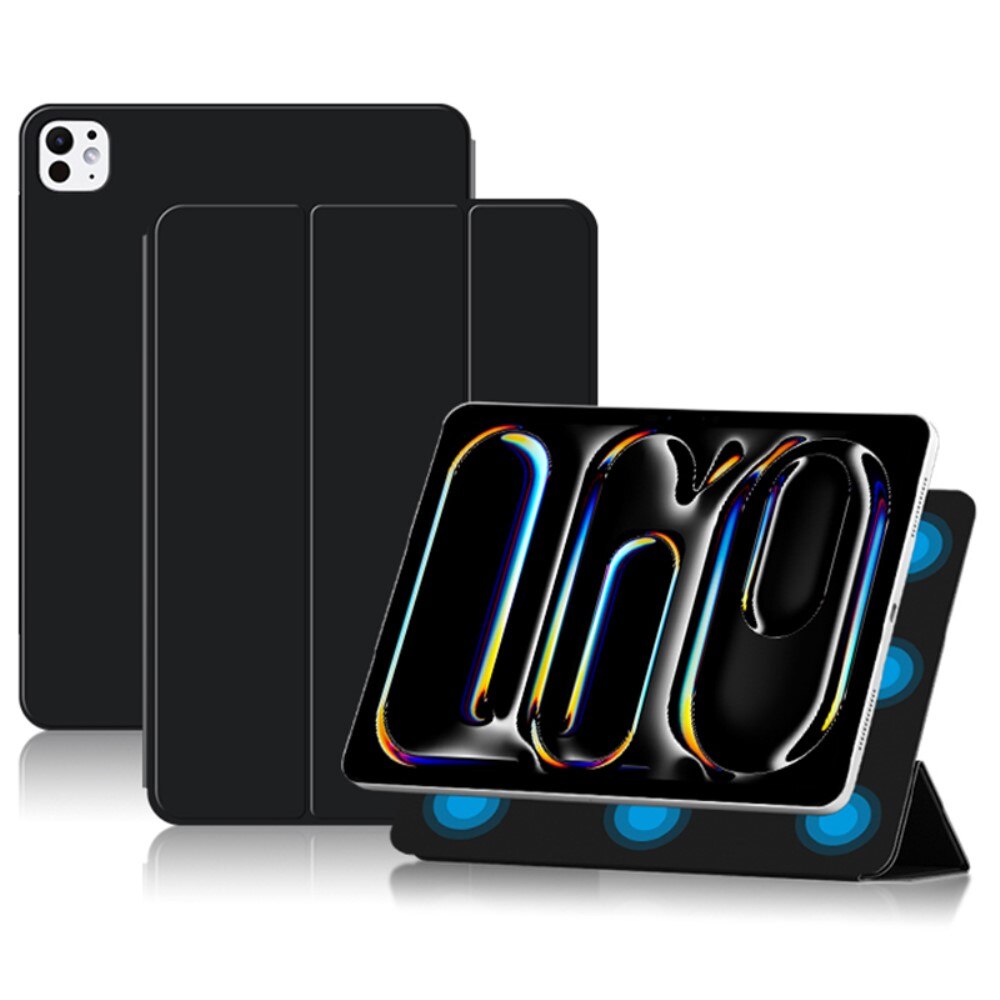 Cover Tri-Fold Magnetici Pad Pro 11 5th Gen (2024) nero