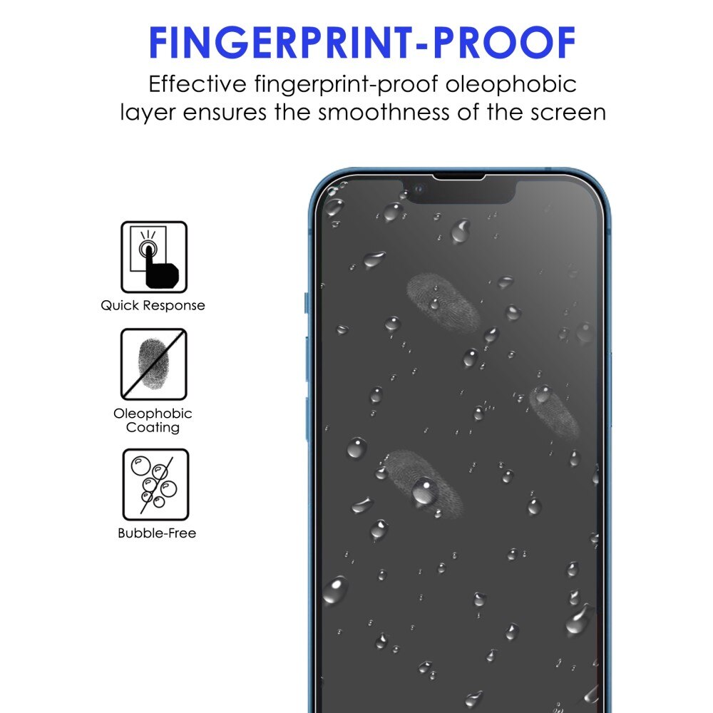 Protezione fotocamera e schermo in vetro temperato iPhone 14 Trasparente