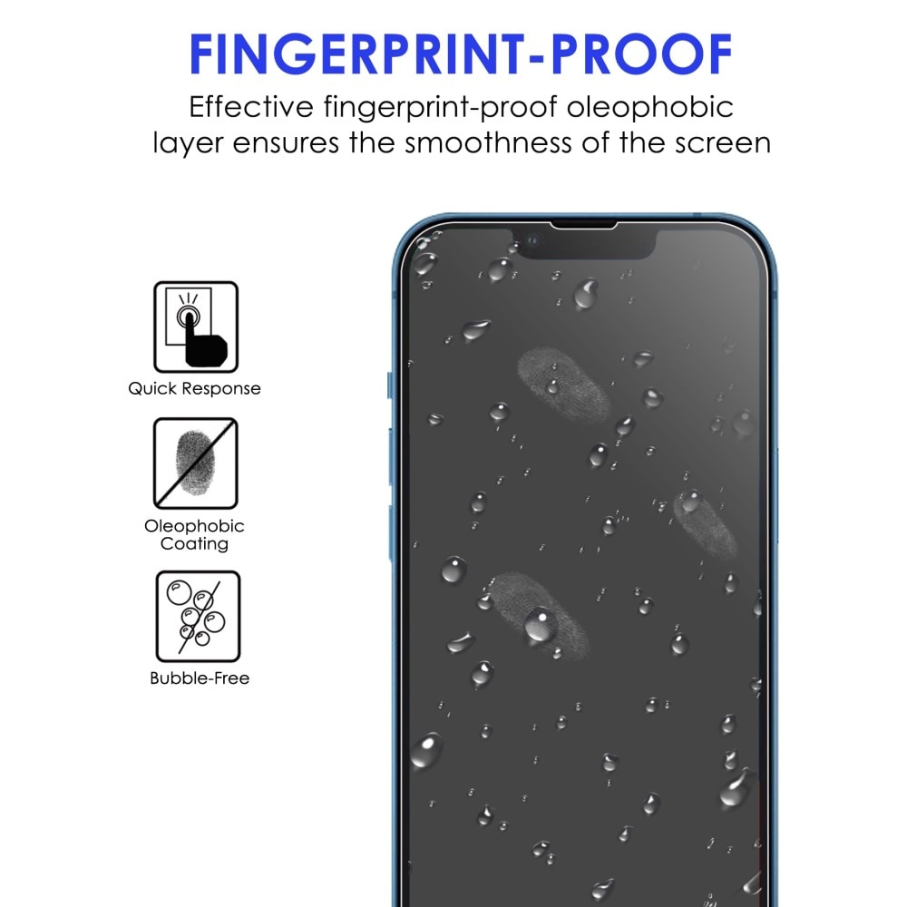 Protezione fotocamera e schermo in vetro temperato iPhone 14 Plus Trasparente