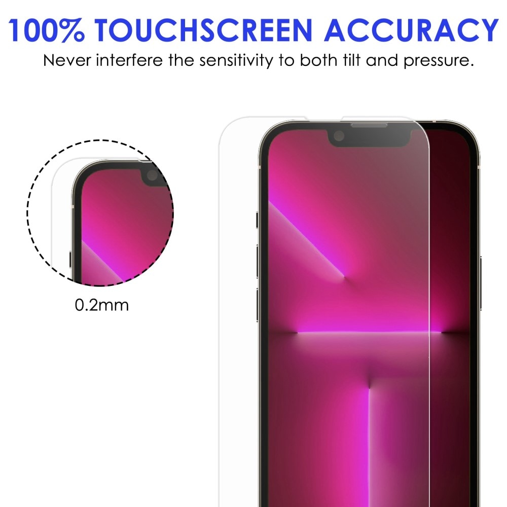 Protezione fotocamera e schermo in vetro temperato iPhone 14 Pro Max Trasparente
